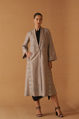 TOOSH SILK DORI EMBROIDERED CLASSIC JACKET (SE-04)