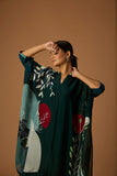 EMERALD BOMBER ORGANZA TUNIC WITH INNER (BCC-02)
