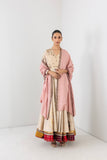 ROSE PINK EMBROIDERED WOOLEN SHAWL (1 PC)