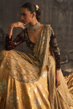 GOLD & SILVER & SILK TISSUE EMBROIDERED SAREE (1 PC)