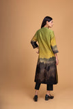 GREEN CHANDERI PRINTED TUNIC (1 PC)
