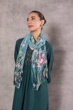 AQUA FORESTA THIN CHANDERI PRINTED STOLE (SV-18/STL)