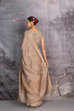 BEIGE TUSSOR GEORGETTE SAREE (1 PC)