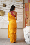 MUSTARD GAJI SILK BANDHANI SAREE (MTK-004/SRE)