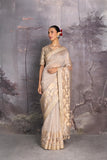 SILVER & GOLD TISSUE SAREE (2 PCS)