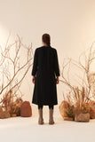 BLACK WOOLEN EMBROIDERED JACKET (1 PC)