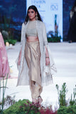IVORY SILK DUPION EMBROIDERED JACKET ( TL-124)