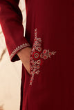BLACK WOOLEN EMBROIDERED JACKET (1 PC)