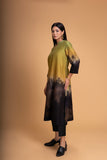 GREEN CHANDERI PRINTED TUNIC (1 PC)