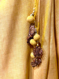 Gold tissue skirt (SKT-03)