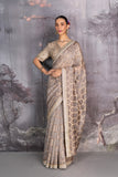 LIGHT MAUVE TISSUE SAREE (2 PCS)