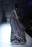 Indigo Embroidered Jacket with Dress & Dupatta ( Cs-09 )