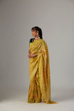 YELLOW & GREEN SAREE (NLB-52008)