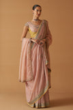 OLD ROSE ORGANZA EMBROIDERED DUPATTA (JP-15B/DUP)