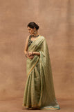 MORPANKHI ORGANZA TISSUE BANARASI SAREE (JDS-03)