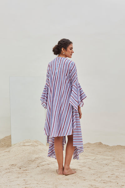 STRIPED COTTON DRESS (BFW-22)