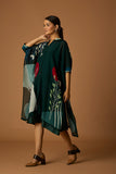 EMERALD BOMBER ORGANZA TUNIC WITH INNER (BCC-02)