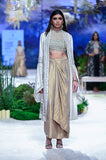 IVORY SILK DUPION EMBROIDERED JACKET ( TL-124)