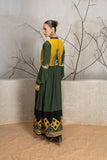 MUSTARD EMBROIDERED KOTI JACKET (1 PC)