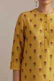 Amber silk chanderi floral printed tunic (SV-12/KUR)