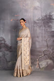 SILVER & GOLD TISSUE SAREE (2 PCS)