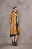 MUSTARD COTTON AJARAKH PRINTED EMBROIDERED &nbsp;JACKET (PR-14A/JKT)