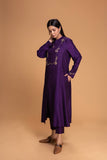 PURPLE DUPION EMB. KURTA (2 PCS)