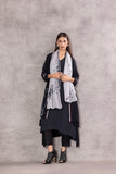 MONOCHROME CHIFFON FOREST PRINTED STOLE (BW-13/STL)