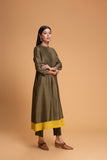 SAGE GREEN DUPION KURTA SET (2 PCS)
