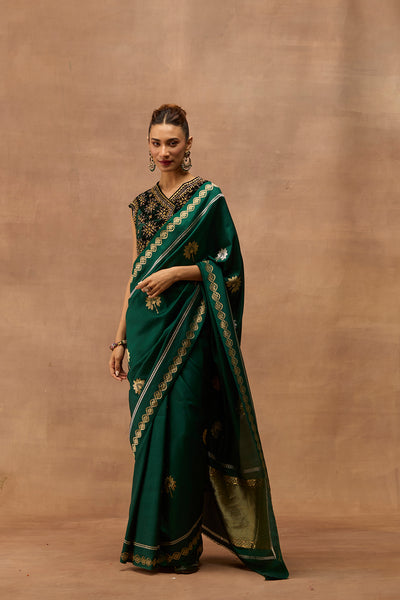 PATRALEKHA BANARASI SILK SAREE WITH GOLDEN BORDER (JDS-06)