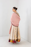 ROSE PINK EMBROIDERED WOOLEN SHAWL (1 PC)