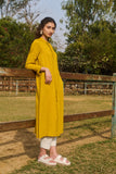 YELLOW COTTON PLEATED TUNIC (CM-11B/TNC)