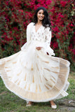 IVORY ANARKALI SET ( NR-07)
