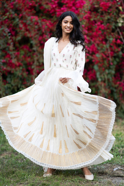 IVORY ANARKALI SET ( NR-07)