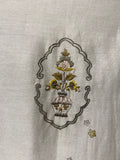 Marble chanderi embroidered kurta set (MK-10)