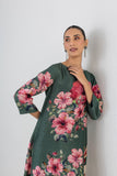 EUCALYPTUS DUPION HIBISCUS PRINTED TUNIC (1 PC)