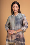 PASTEL PINKS CHANDERI PRINTED PANELED TUNIC (1 PC)