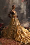 GOLD & SILVER & SILK TISSUE EMBROIDERED SAREE (1 PC)