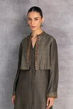 FOREST GREEN DUPION JACKET (1 PC)