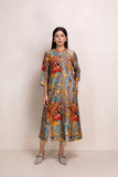 MULTICOLOR SILK CHANDERI PRINTED TUNIC (1 PC)