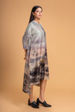 PASTEL PINKS CHANDERI PRINTED PANELED TUNIC (1 PC)