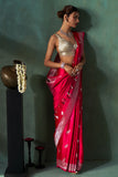 RANI PINK GAJJI BUTI SAREE SET (1 PC)