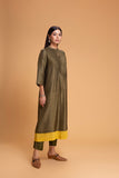 SAGE GREEN DUPION KURTA SET (2 PCS)