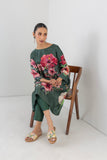 EUCALYPTUS DUPION HIBISCUS PRINTED TUNIC (1 PC)