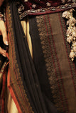 BLACK MUNGA TUSSAR SAREE (TANAY-07)