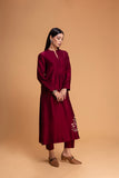 MAROON DUPION EMB. KURTA SET (2 PCS)