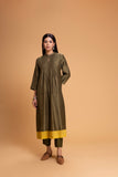 SAGE GREEN DUPION KURTA SET (2 PCS)