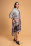 PASTEL PINKS CHANDERI PRINTED PANELED TUNIC (1 PC)