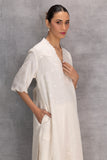 IVORY CHANDERI TUNIC (1 PC)