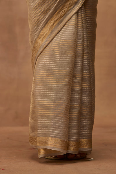 TOOSH ORGANZA TISSUE BANARASI SAREE ( JDS-04)